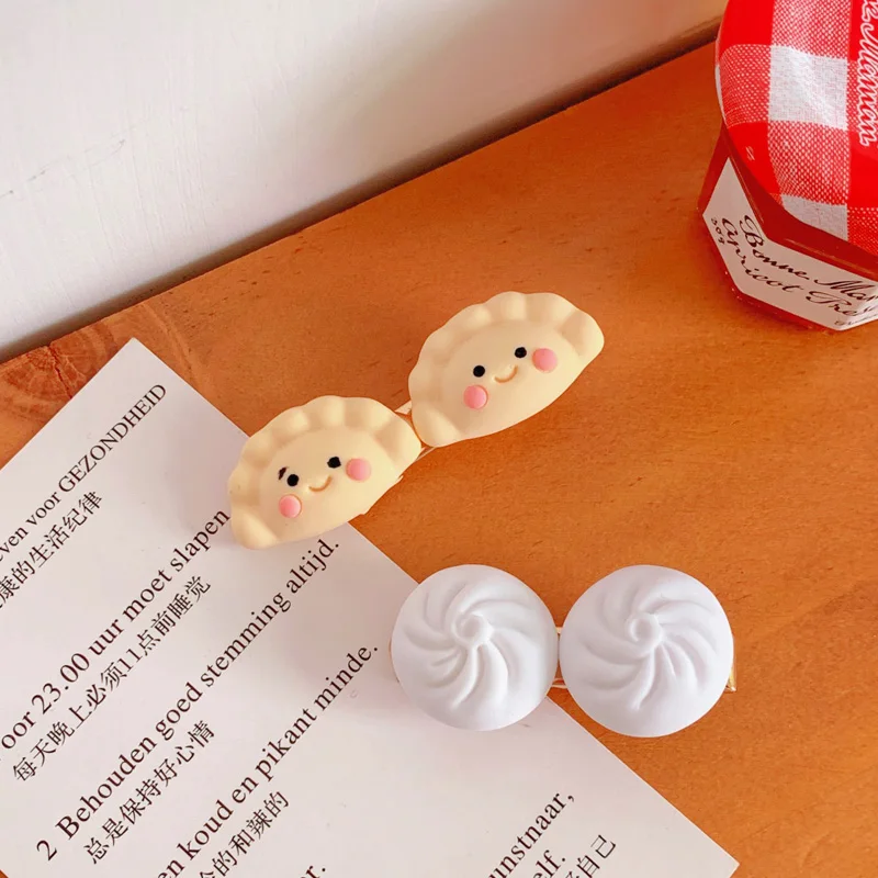 1 шт. заколка для волос в виде Пельменей |