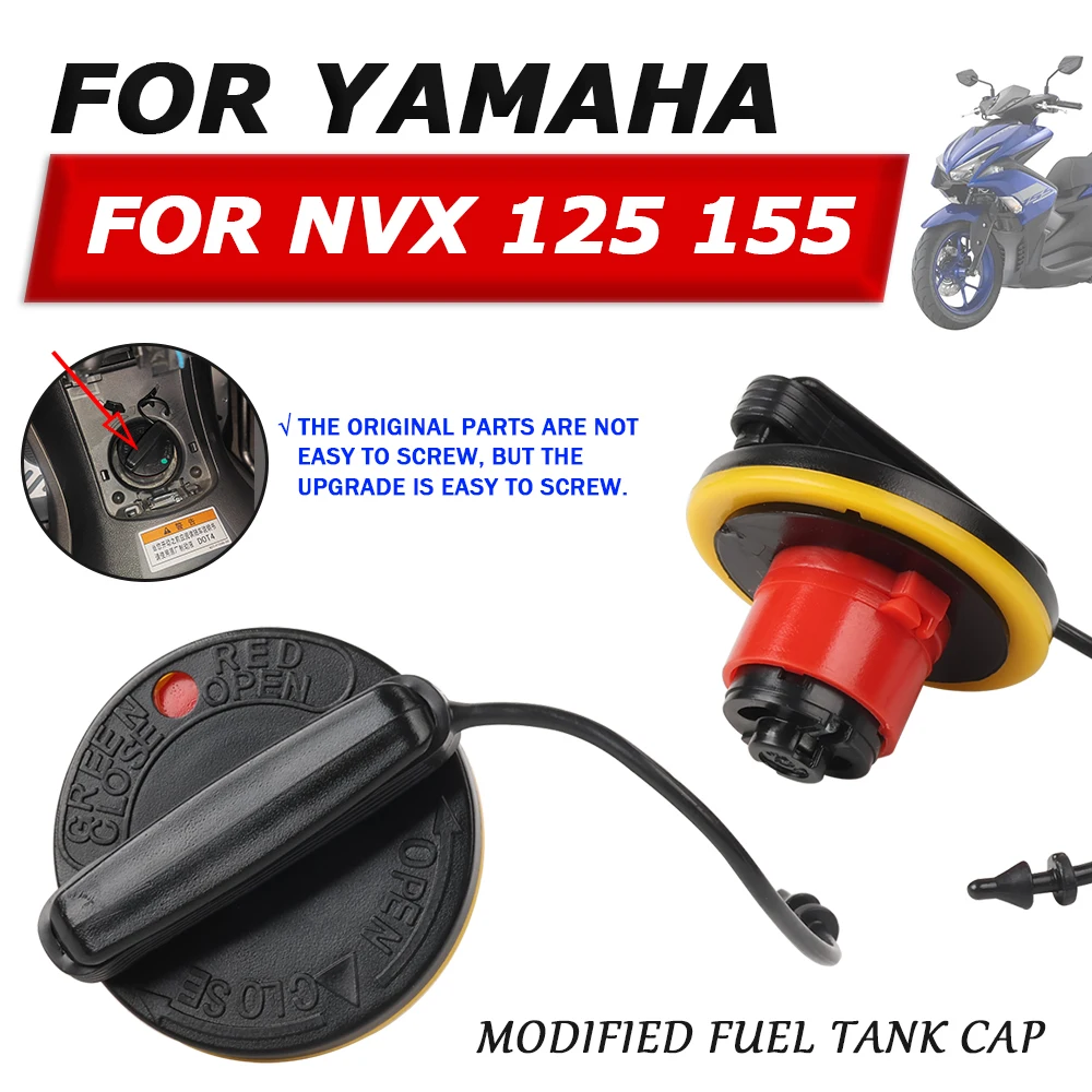 

Для Yamaha NVX155 NVX125 NVX 155 NVX 125 2023 аксессуары для мотоциклов Крышка для масляного топливного бака обновление крышки легко поворачивать запасные части