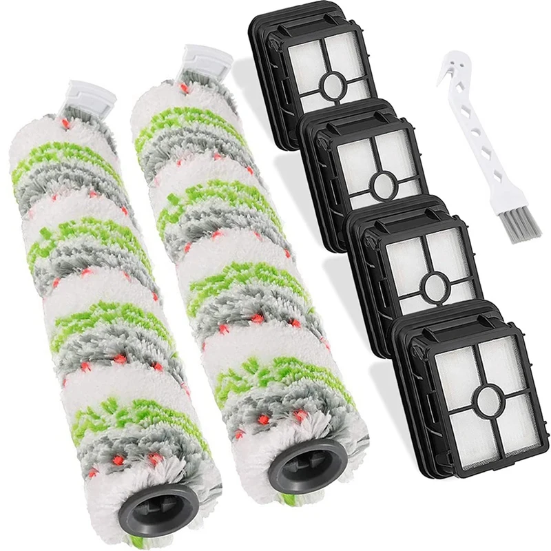 

Replacement Roller Brush HEPA Filter For Bissell 2554A 2590 2593 Crosswave Vacuum Cleaner Accessories