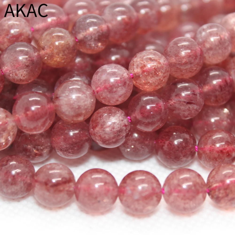 

2 пряди AKAC approx8-8.8mm 48 бусины натуральная звезда клубника кварцевые пряди россыпью бусины для самостоятельного изготовления
