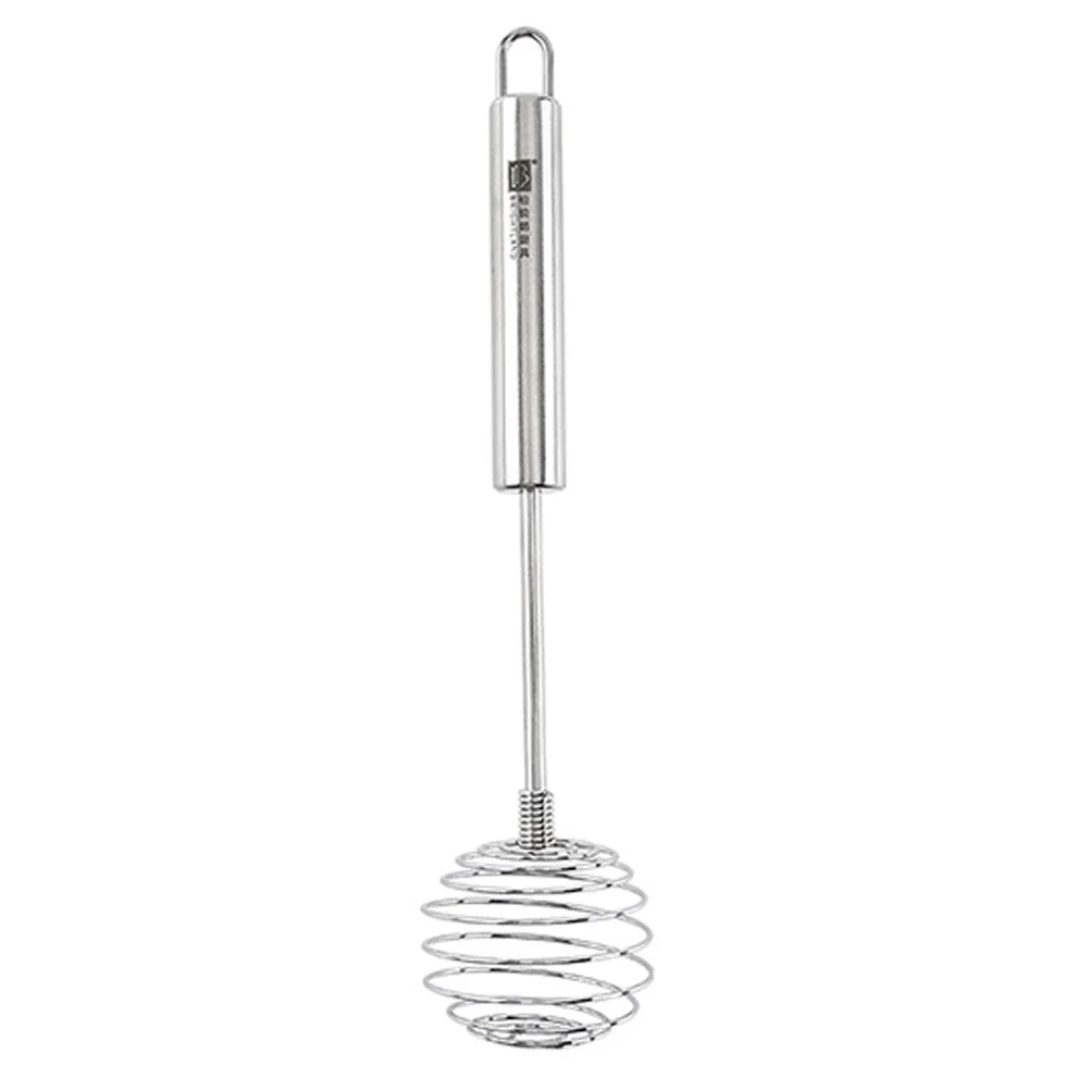 

Hand Blender Metal Balloon Whisk Egg Frother Mixer Handheld French Coil Stirring
