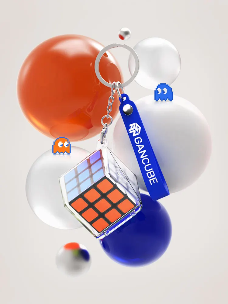 GAN330 брелок-кубик GAN328 mini 3x3x3 волшебный куб GAN мозаичный Подарочная коробка Speed cube 3x3