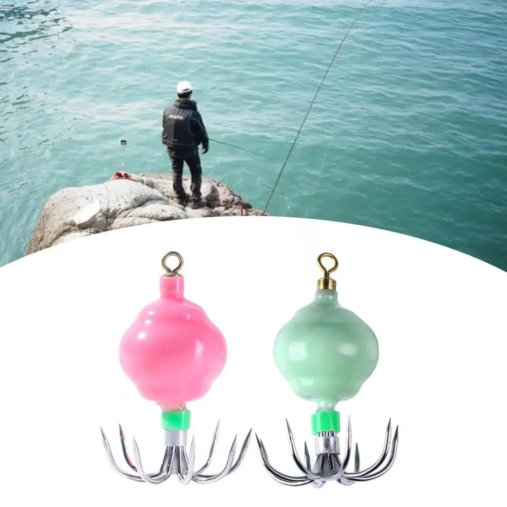 Big Squid Bait Durable Practical Squid Fishing Bait Streamlined Shape Strong Penetration Sea Fishing Lure