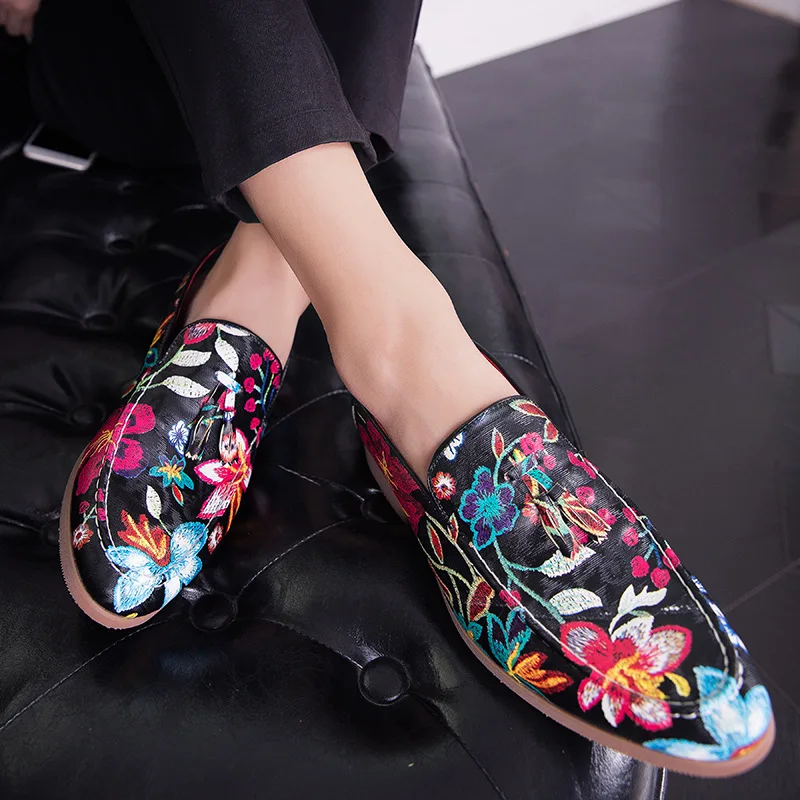 

Мужские Роскошные Дизайнерские бархатные туфли-оксфорды со змеиной вышивкой, мужские свадебные туфли для выпускного вечера