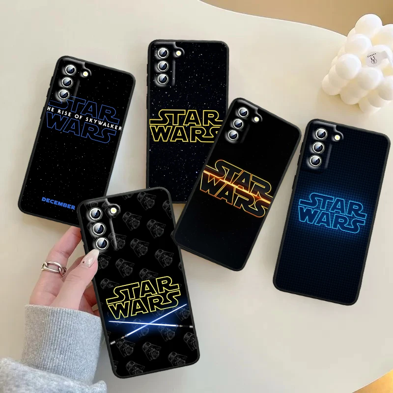 

S-stars Warsr Cool Logo For Samsung Galaxy S23 S22 S21 S20 S10 S9 Ultra Plus Pro 4G 5G silicone Soft Black Phone Case