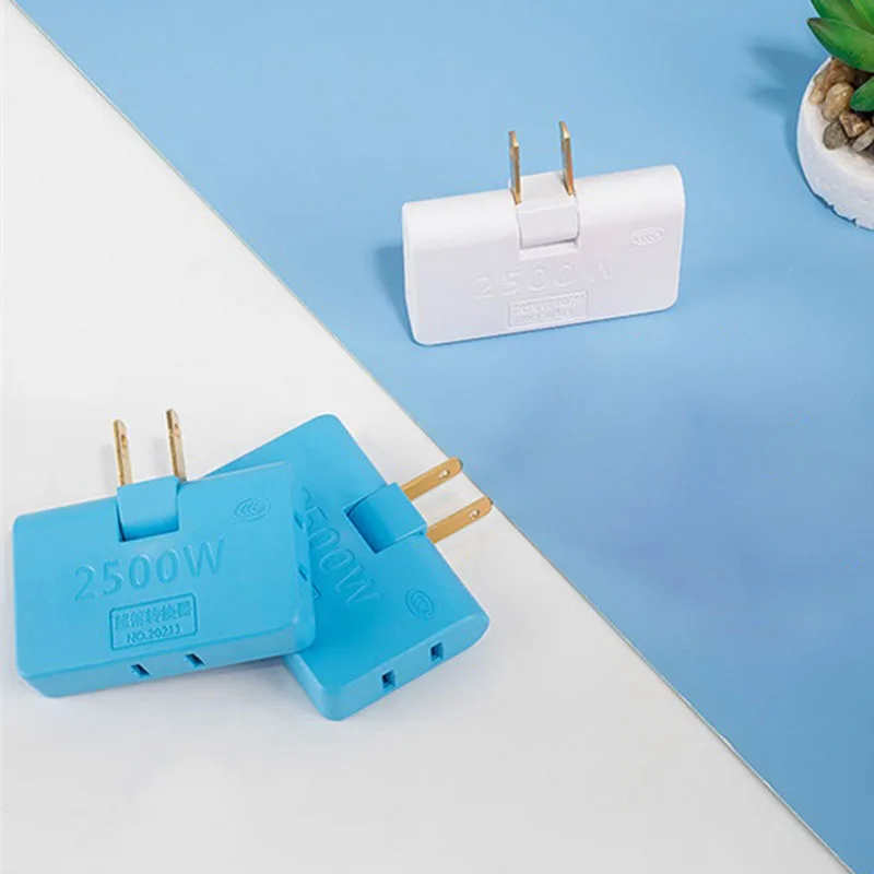 Вращающаяся розетка переменного тока преобразователь один в три 180-градусный