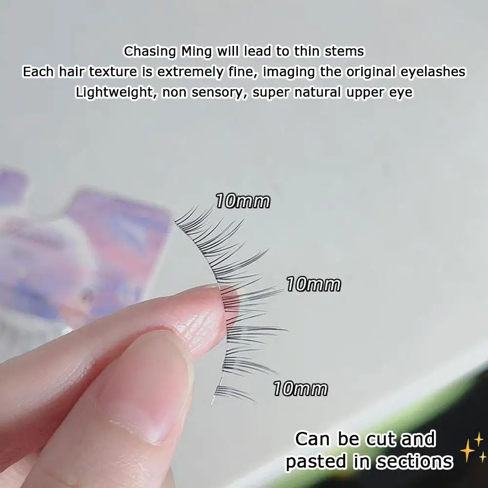 

Искусственные ресницы, три пары пяти накладных бионических ресниц с тонкими маминоподобными комиксами, прозрачные ресницы Pai Y9F4