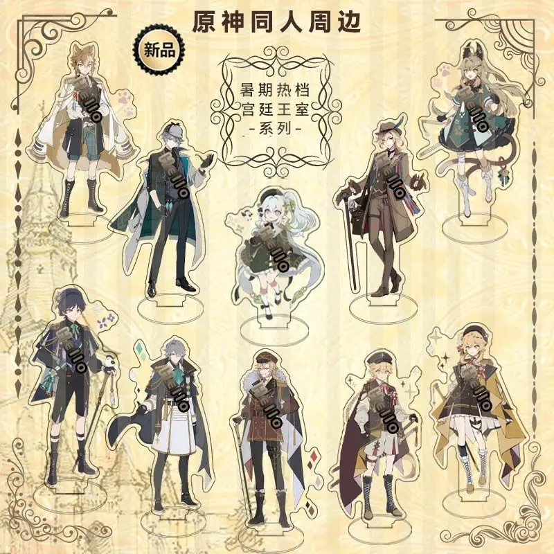 

Genshin Impact Anime KeyChain Men KAVEH Key Chain Women Plate Desk Decor Standing Collection Ornament Accesorios Acrylic Kirara