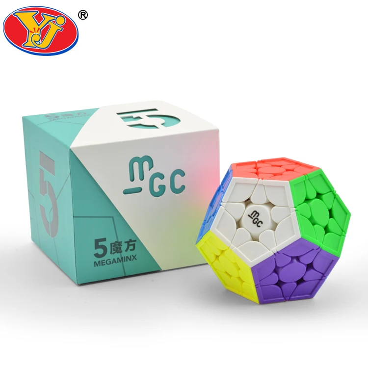 

YJ MGC Megaminx Magnetic Magic Speed Cube Stickerless Professional Puzzle Toys Yongjun 3x3 Megamind Magic Cubes Children's Gift