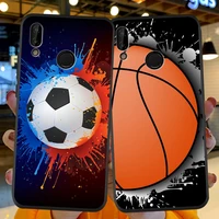 fashion football basketball coque silicone funda for huawei p40 p30 p20 p10 p8 lite 2017 mate 30 20 10 lite pro phone case cover
