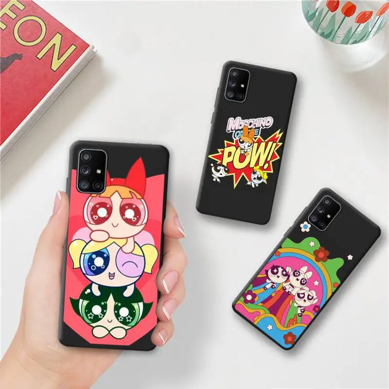 

Cartoon Policewoman The Powerpuff Girls Phone Case For Samsung Galaxy A52 A21S A02S A12 A31 A81 A10 A30 A32 A50 A80 A71 A51 5G