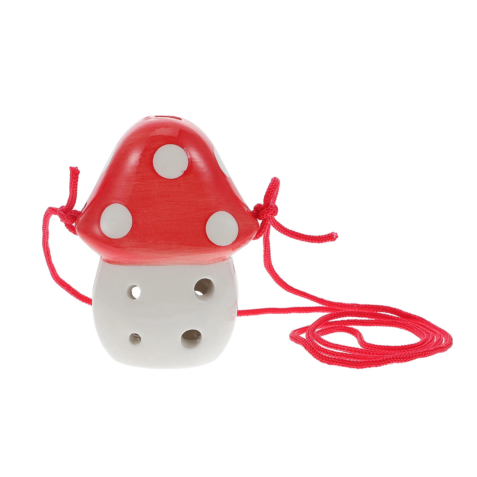 

Ocarina Instrument Mushroom Hole Beginner Wind Ceramic Kids Practice Children Necklace Instruments Musical Flute Toys Music Toy