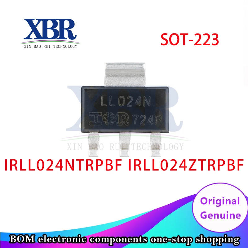 

5 шт., трубка IRLL024NTRPBF IRLL024ZTRPBF SOT-223 MOS