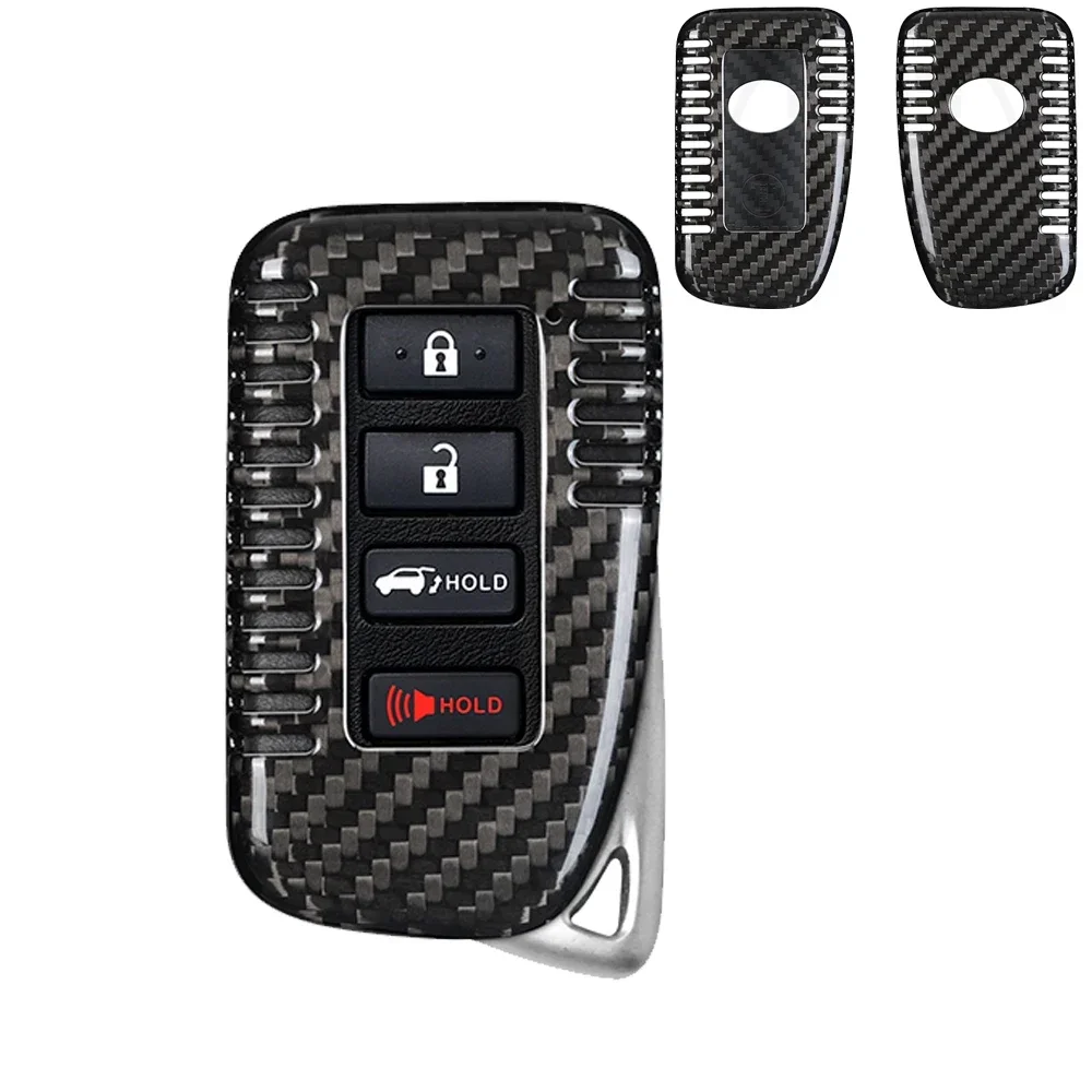 Чехол для ключей из настоящего углеродного волокна Lexus ES200 ES250 ES260 ES300h ES350 GX460 LC500 LS350