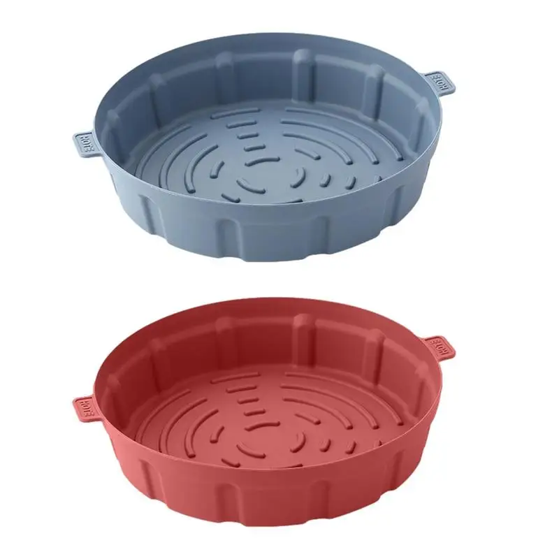 

Air Fryer Liners Silicon Multifunctional Reusable Bakeware Basket Microwave Oven Basket Fryers Dishes Chicken Plate Kitchen Tool