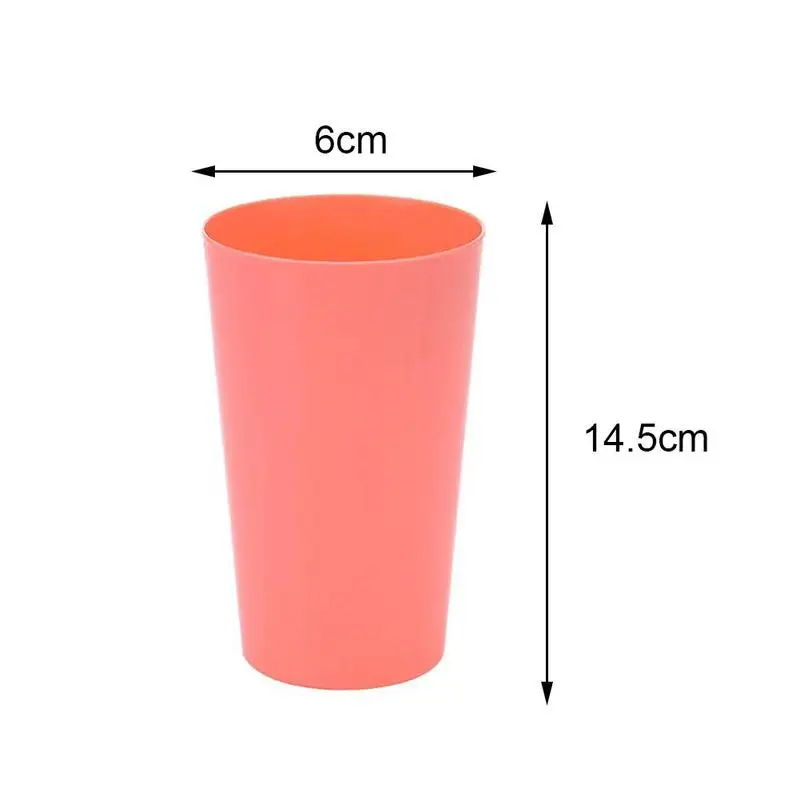 Пластиковый цветной стаканчик для питья, экологически безопасный, здоровый, без крышки, маленький.