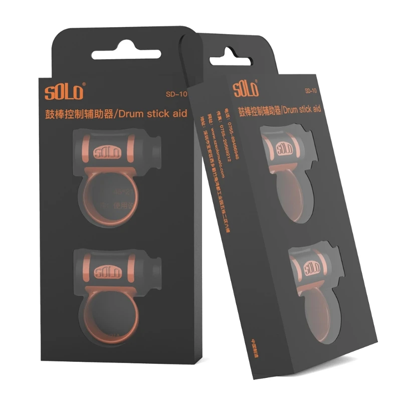 

Drum Stick Control Clip Finger Ring Anti Slip Drumsticks Accessories for Beginners Drummer Practice 24BD