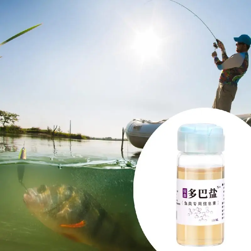 Приманка для рыбы и креветки 10 мл металлический рыболовный ароматизатор