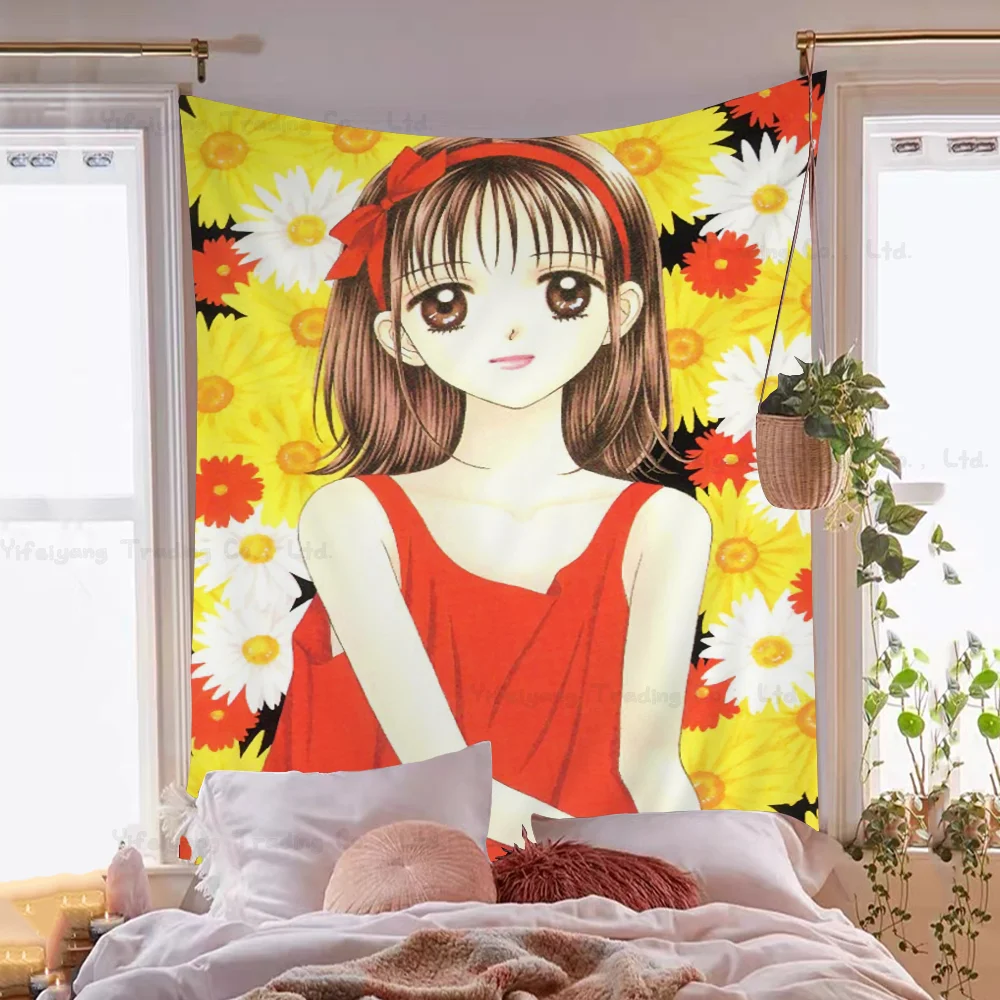 Marmalade Boy Cartoon Tapestry Home Decoration Hippie Bohemian Divination Decor