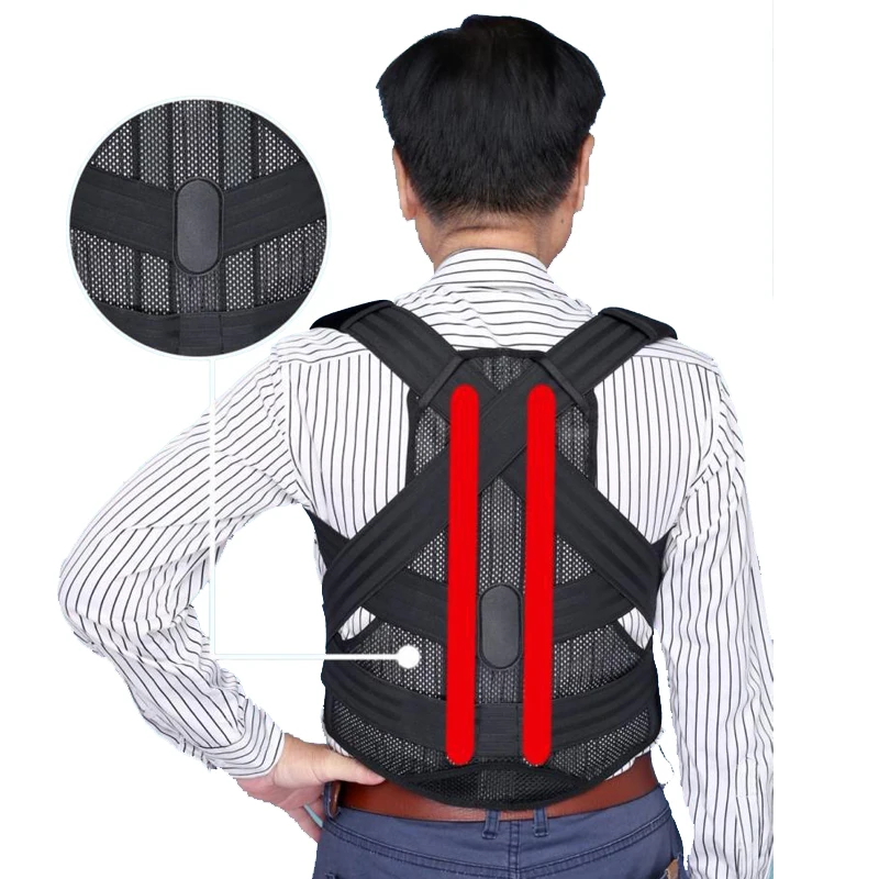 

Ортопедический выпрямитель для плеч и спины, выпрямитель из сплава, облегчение боли в позвоночнике, ремень для мужчин и женщин, 3XL/4XL