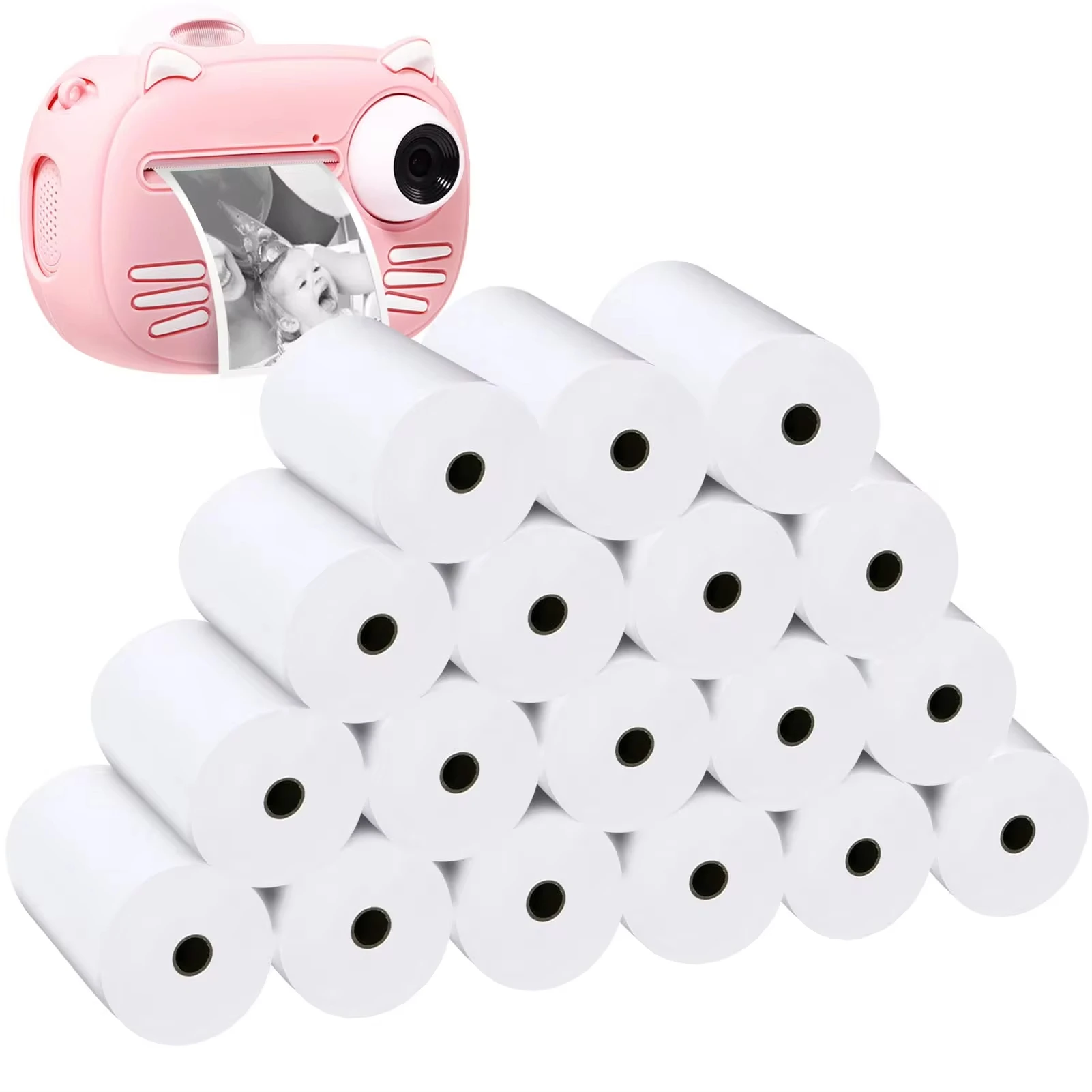 18 Рулонов детская мгновенная камера заправка печатная бумага термобумага