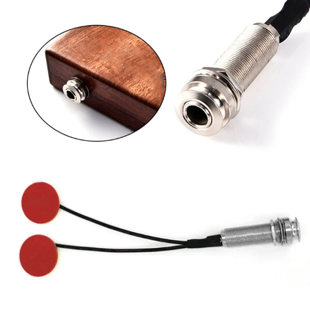 

Ударное музыкальное пианино Kalimba Piezo Pick up 6,35 мм, пианино с двойной нашивкой для любителей музыки, аксессуары для игр