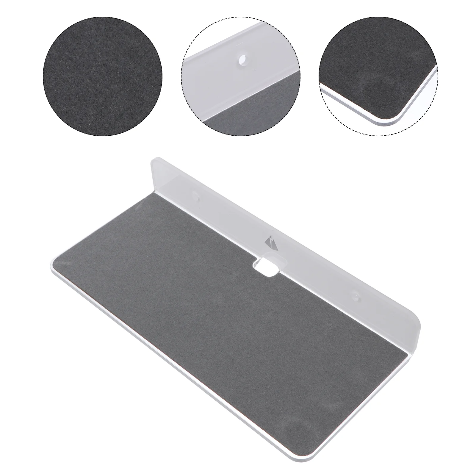 

Wallmount Tablet Rack Shelf Holder Charging Stand Speaker Bracket Station Watching Floating Acrylic Officefree Punch Storage