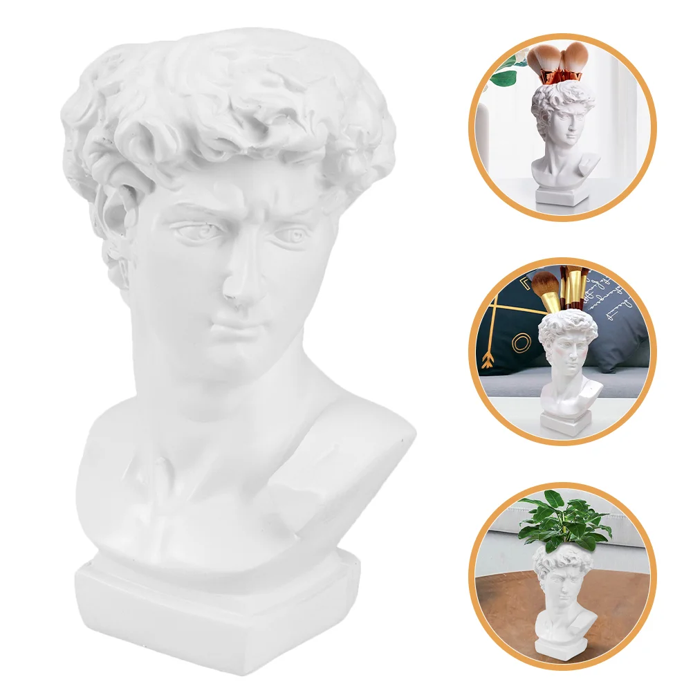 

Small Statue Vintage Pen Holder for Storage Office Bedroom