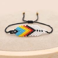 2022 new shinus bracelet flowers little daisy tiny beads miyuki resin chain souvenir present gift women girl