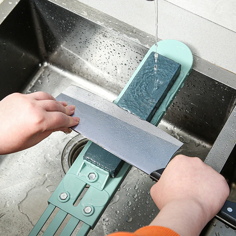 

1Pcs Adjustable Over Sink Sharpening Stone Holder Retractable Non-slip Whetstone Sink Bridge Holder
