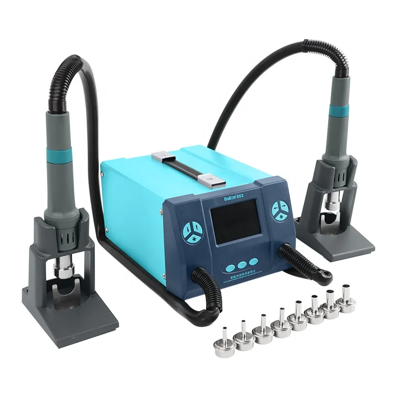 

Bakon 2000W Intelligent Dual-control Hd Display Brushless Vortex Hot Air Gun Desoldering Rework Station Bk862