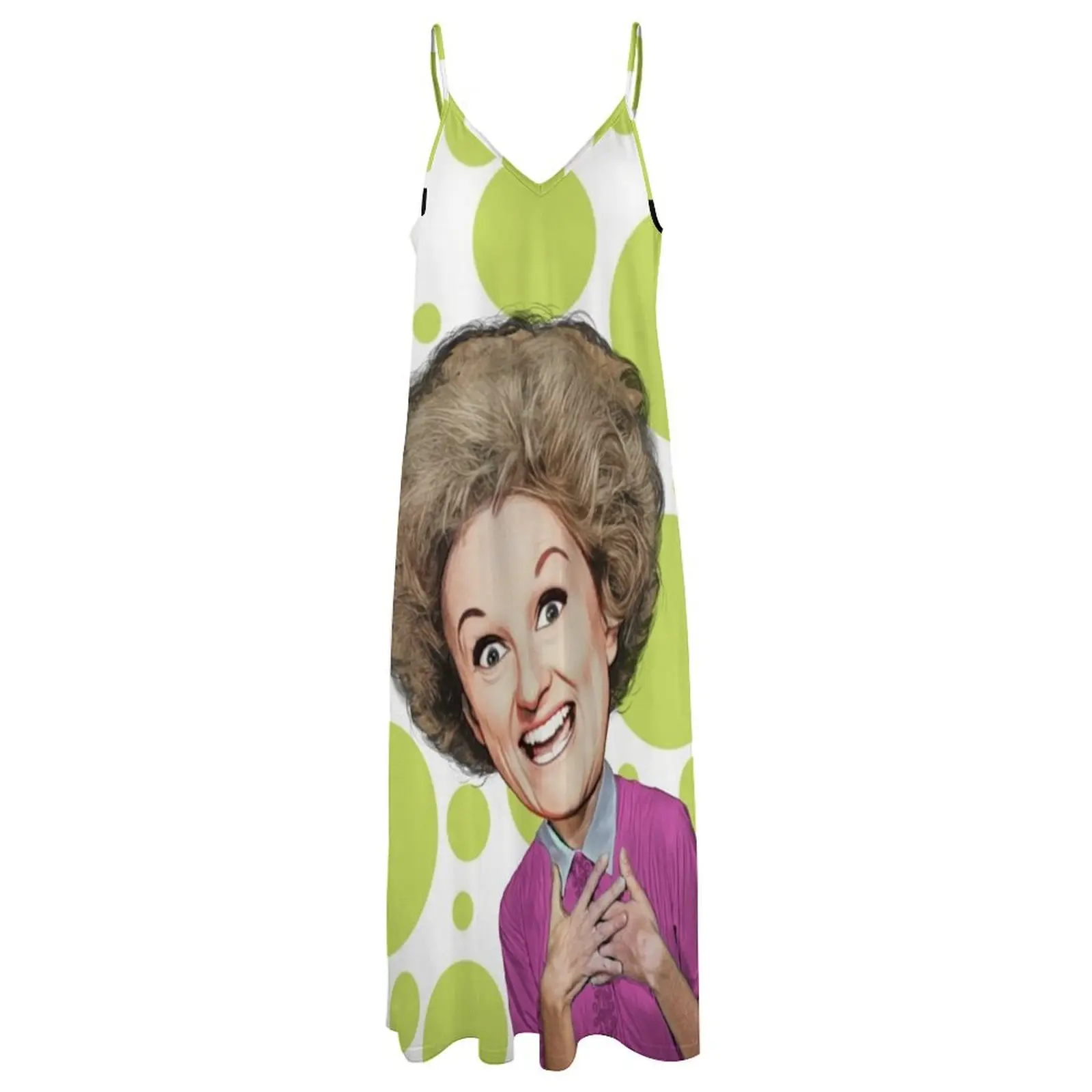 Длинное платье без рукавов Phyllis Diller свободное летнее лето 2021 женские элегантные