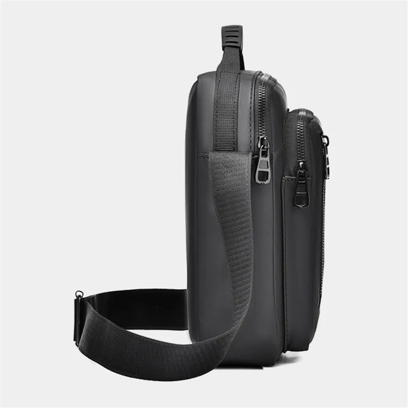 Men Casual Crossbody Bag Male Shoulder Bags Zippers Handbags Large Capacity Artificial Leather Bag For Male Messenger Tote Bags
