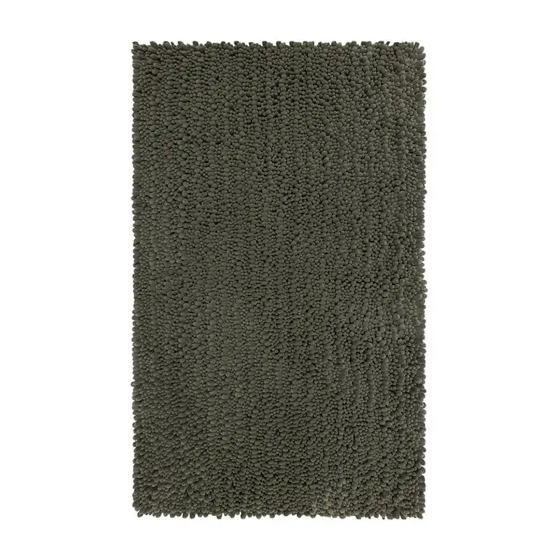 

Polyester Bath Mat,Cool Grey, 2' 3" X 3' 9"