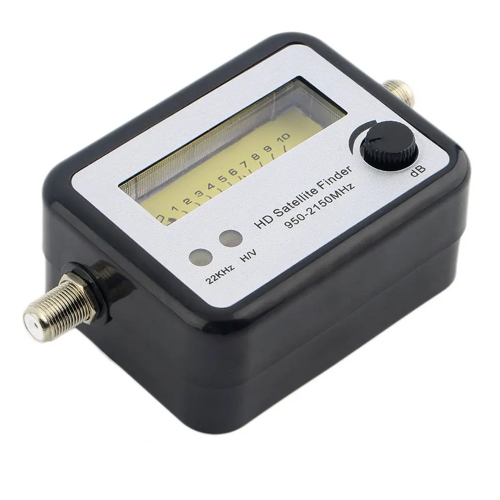 

Digital Satellite Finder Alignment Signal Satfinder Find Meter LNB Dish Directv Network Satellite Dish Black 13 -18V DC ONLENY