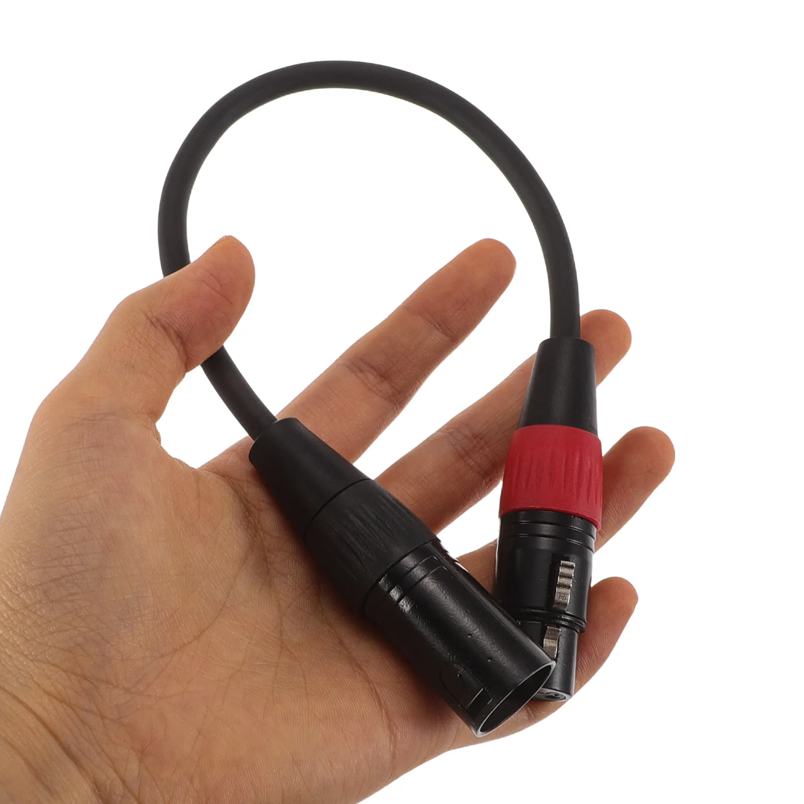 Фото Аудиоадаптерный кабель XLR с 3-контактным разъемом (женский) на 5-контактный разъем (мужской) 0. Студийный сбалансированный аудио-микрофонный конвертер с высококачественной передачей сигнала №1