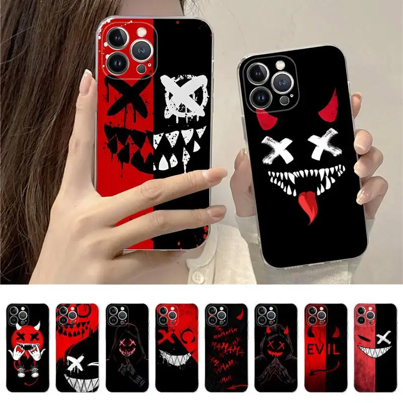 

Devil Bad Boy Anime Phone Case For iPhone 14 11 12 13 Mini Pro XS Max Cover 6 7 8 Plus X XR SE 2020 Funda Shell
