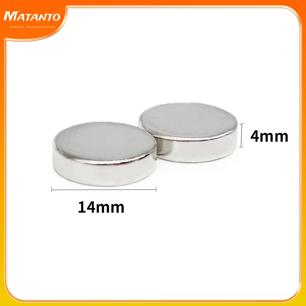 

5/10/20/50/100PCS 14*4 mm Disc Round Neodymium Magnets N35 14x4 mm Strong Powerful Magnets Permanent NdFeB Magnet Disc 14mm*4mm