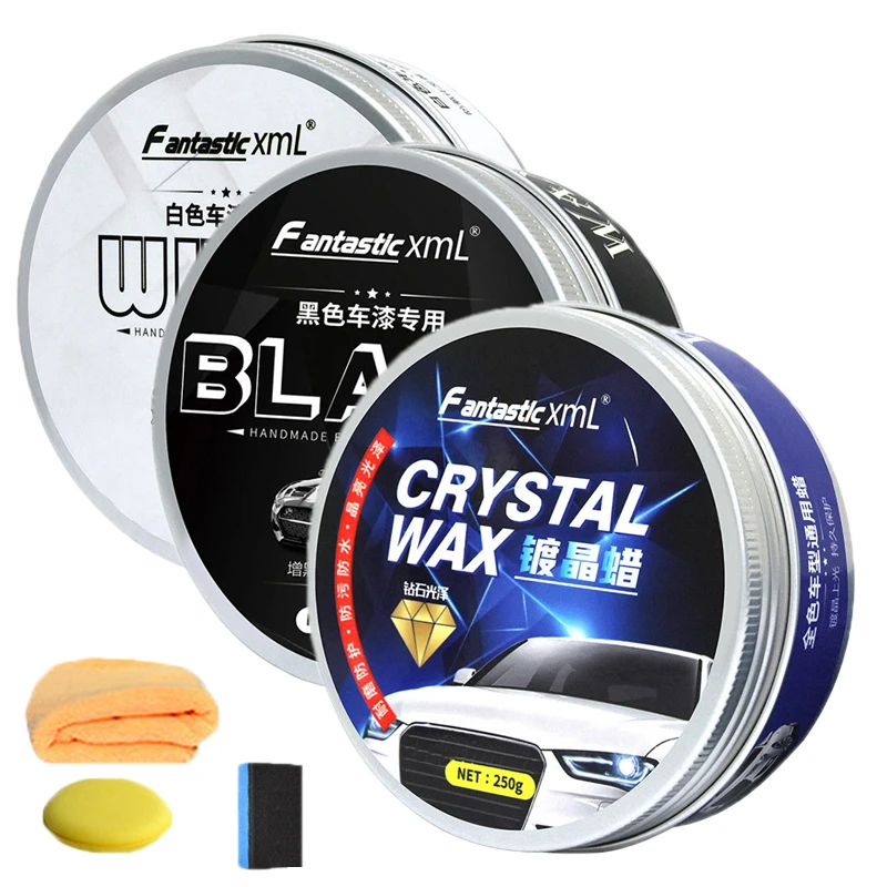 

120g / 250g Car Wax Crystal Plating Set Hard Glossy Wax Layer Covering Paint Surface Coating Formula Waterproof Film Car Polish