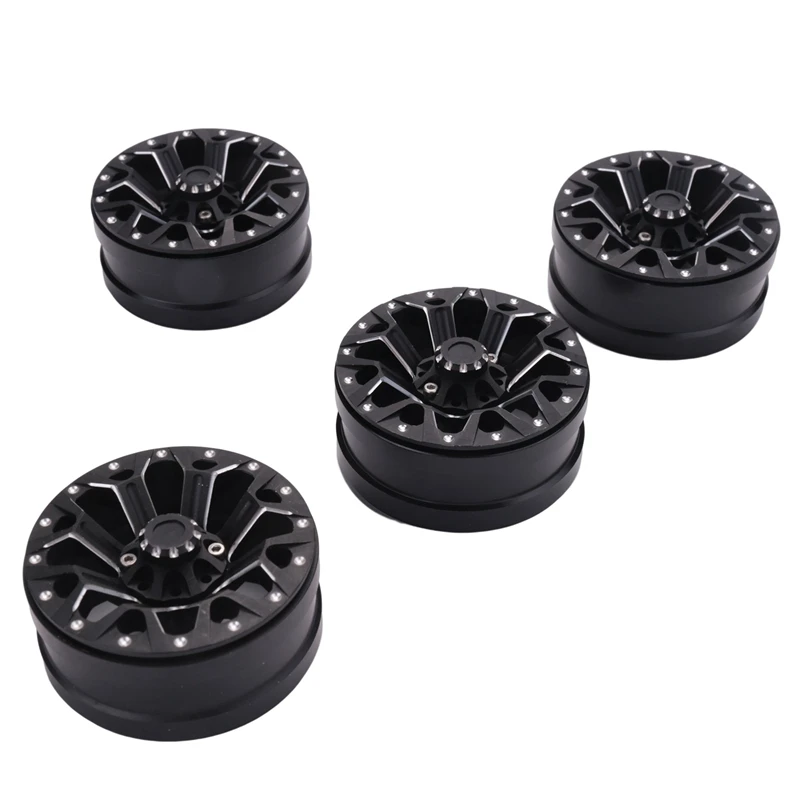 

4PCS Metal 1.9 Beadlock Wheel Rims Hub For 1/10 RC Crawler Car Axial SCX10 90046 AXI03007 Traxxas TRX4 D90 MST Parts