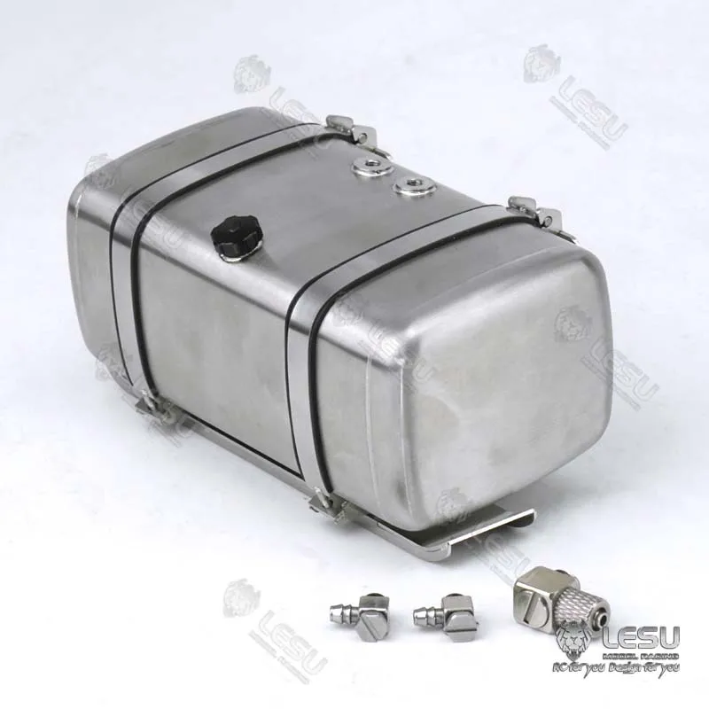 Металлический масляный бак LESU 100 мм для DIY 1/14 гидравлический RC самосвал трактор