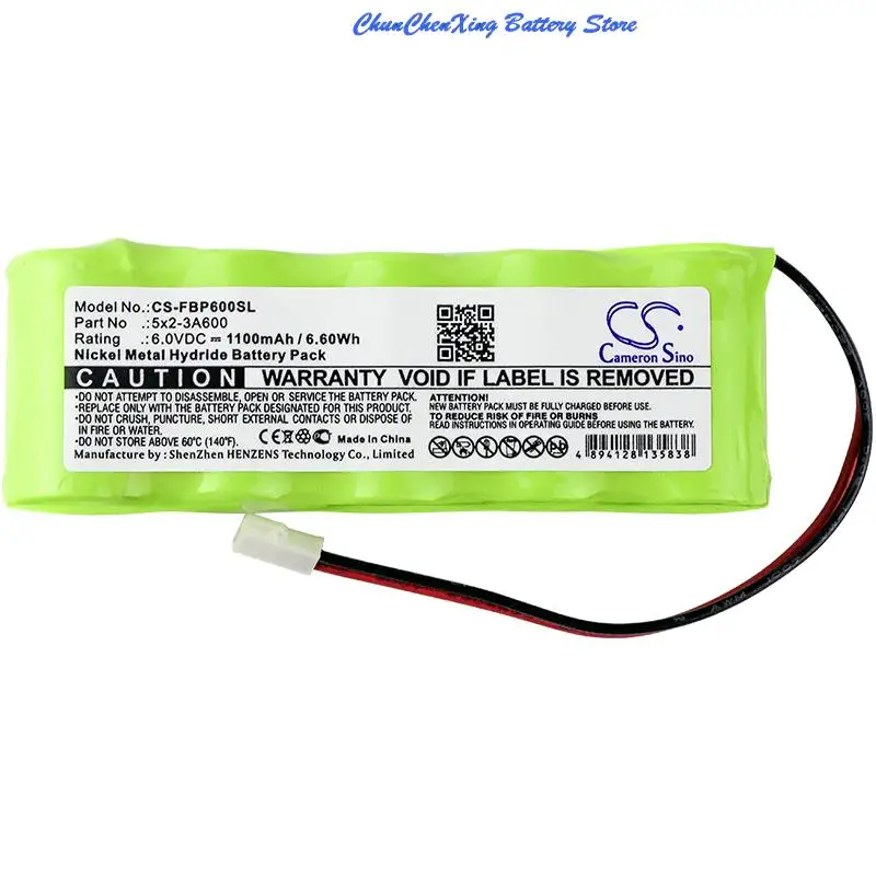 

Аккумулятор Cameron Sino 1100 мАч 5x2-3A600 для Fluke Memobox, Анализаторы Memobox