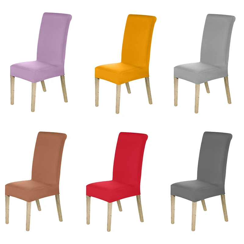 

Universal Adjustable Chair Cover Cheap Big Elasticity Seat Protector Seat Case Chair Covers For Office Hotel Living Dining Room