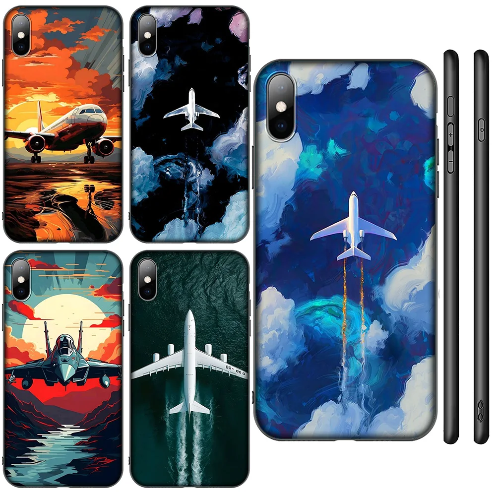Мягкий чехол SA1 Airplane Red Space для Huawei Nova 5T 4E 3i 3 2 2i Y6 Y6P Y7 Y9 Honor 20 20s 9X 7C Prime Lite 2019