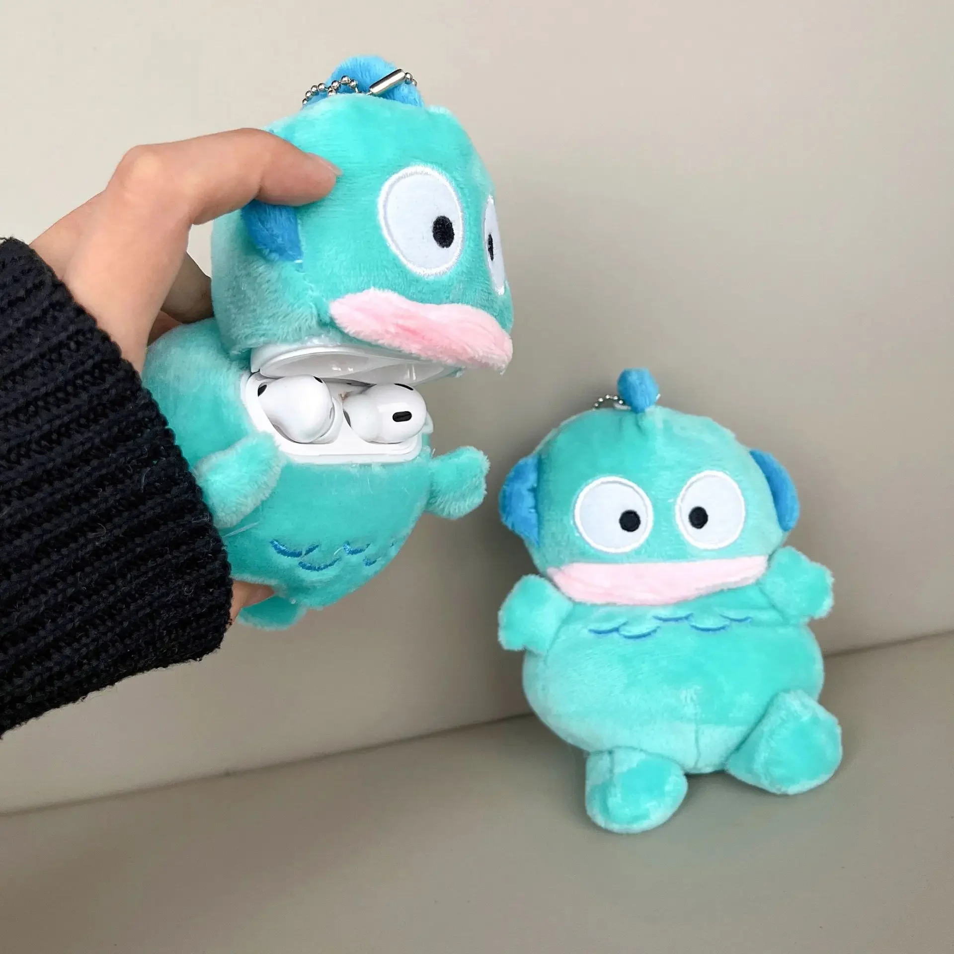 Новинка плюшевая деталь применяется к Apple AirPOds 1/2/Pro защитная Bluetooth-наушники 3