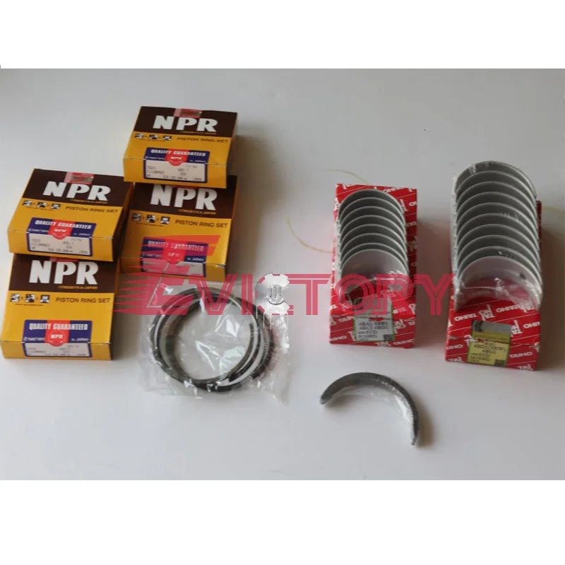 

for ISUZU 4BD1T 4BD1 crankshaft connecting rod bearing + piston ring set