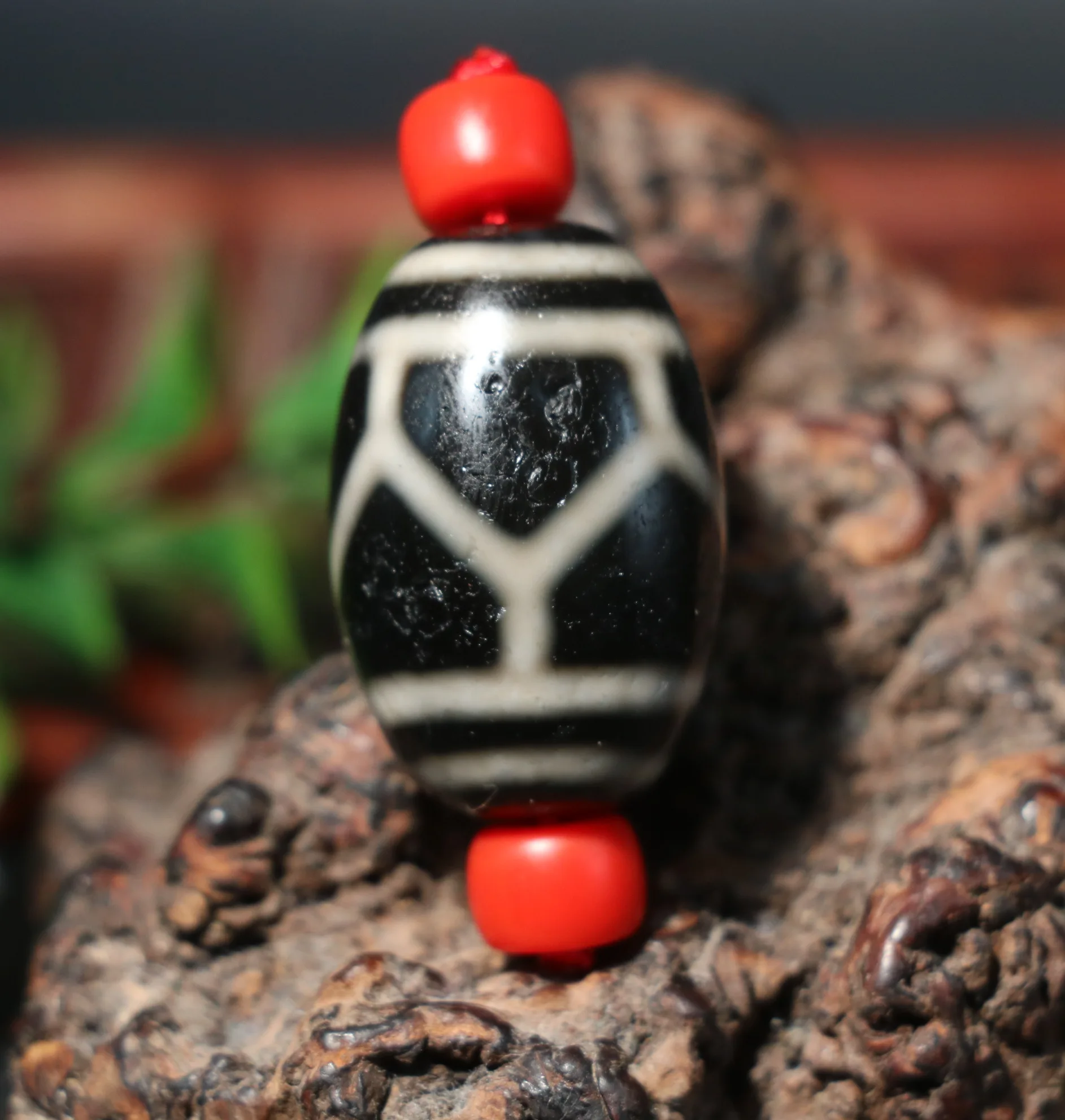 

Energy Tibetan Old Oily Agate Black Color Turtle Shell Longevity Daluo dZi Bead LKbrother Sauces Top Quality F029A