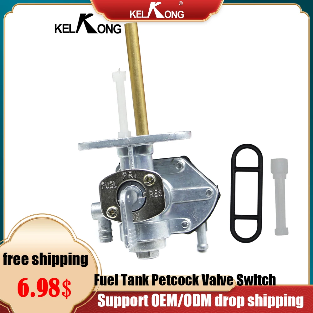 

KELKONG Gas Petcock Fuel Tap Valve Switch Pump For 96-03 SUZUKI BANDIT GSF600S GSF1200