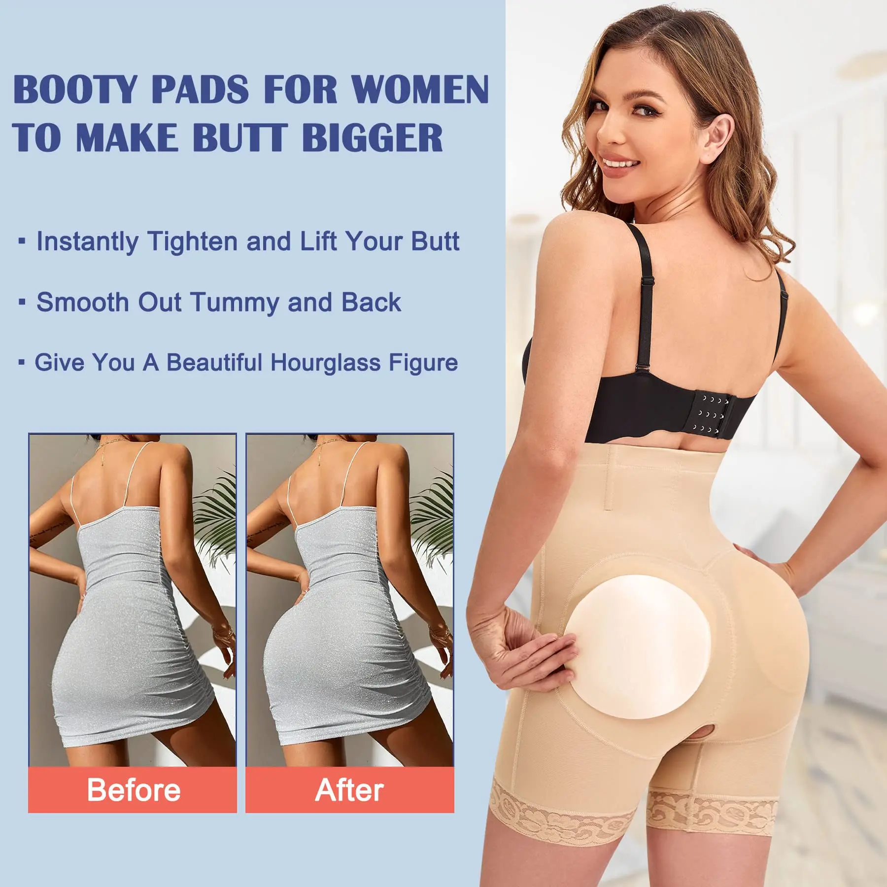Shapewear For Women Fajas Colombianas Tummy Control Waist Trainer Full Body Shaper Bodysuit Compression Garment Push Up Panties