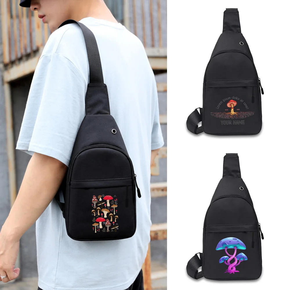 

Мужская нагрудная сумка на плечо, модные рюкзаки с принтом, забавные мужские дорожные уличные повседневные спортивные холщовые сумки-органайзеры через плечо